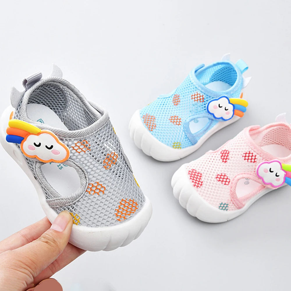 Breathable Baby Walking Shoes – Soft Non-Slip Comfort