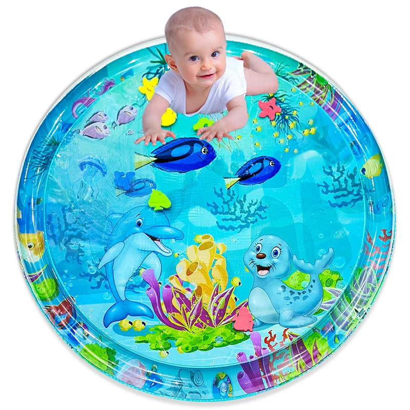 Inflatable Baby Water Play Mat for Sensory Fun