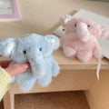 Cute Elephant Earbuds Case – Soft Plush Protective Cover