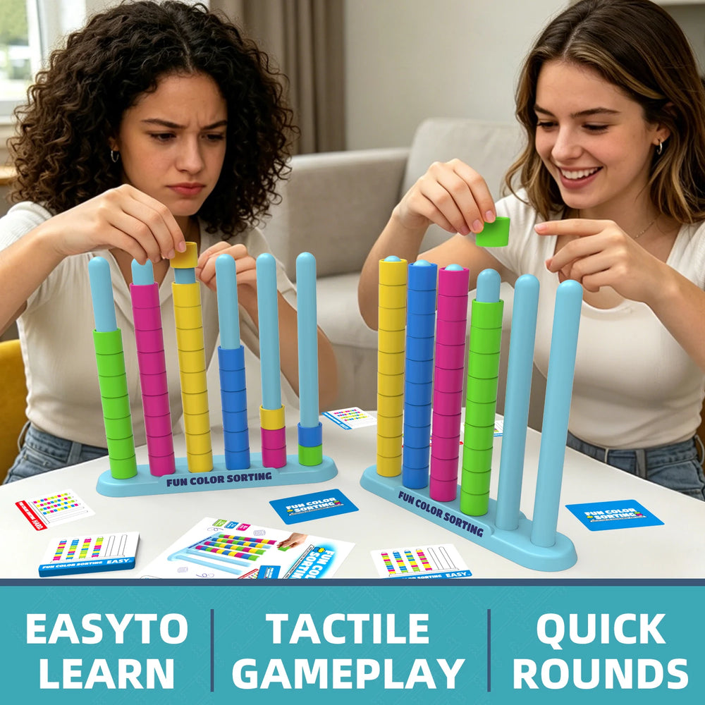 Color Stack Strategy Game for Family Fun