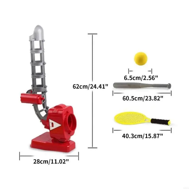Auto Pitching Machine – 2-in-1 Baseball & Tennis Trainer - Toki Toy Box