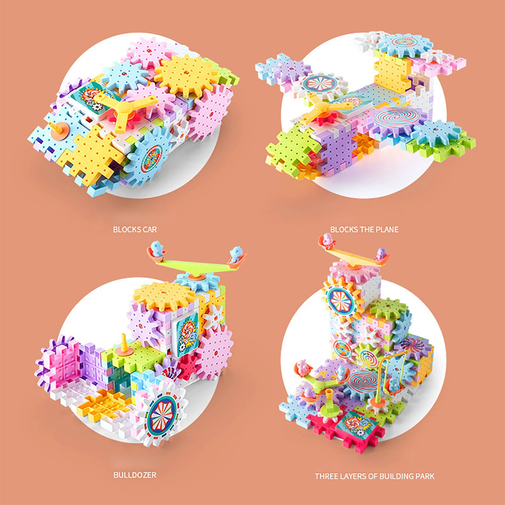 Electric Building Blocks Set 83PCS for Creative Kids - Toki Toy Box