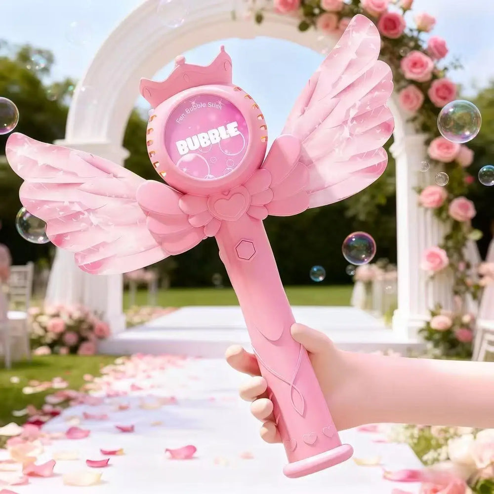 Light-Up Bubble Blaster Wand for Outdoor Fun - Toki Toy Box