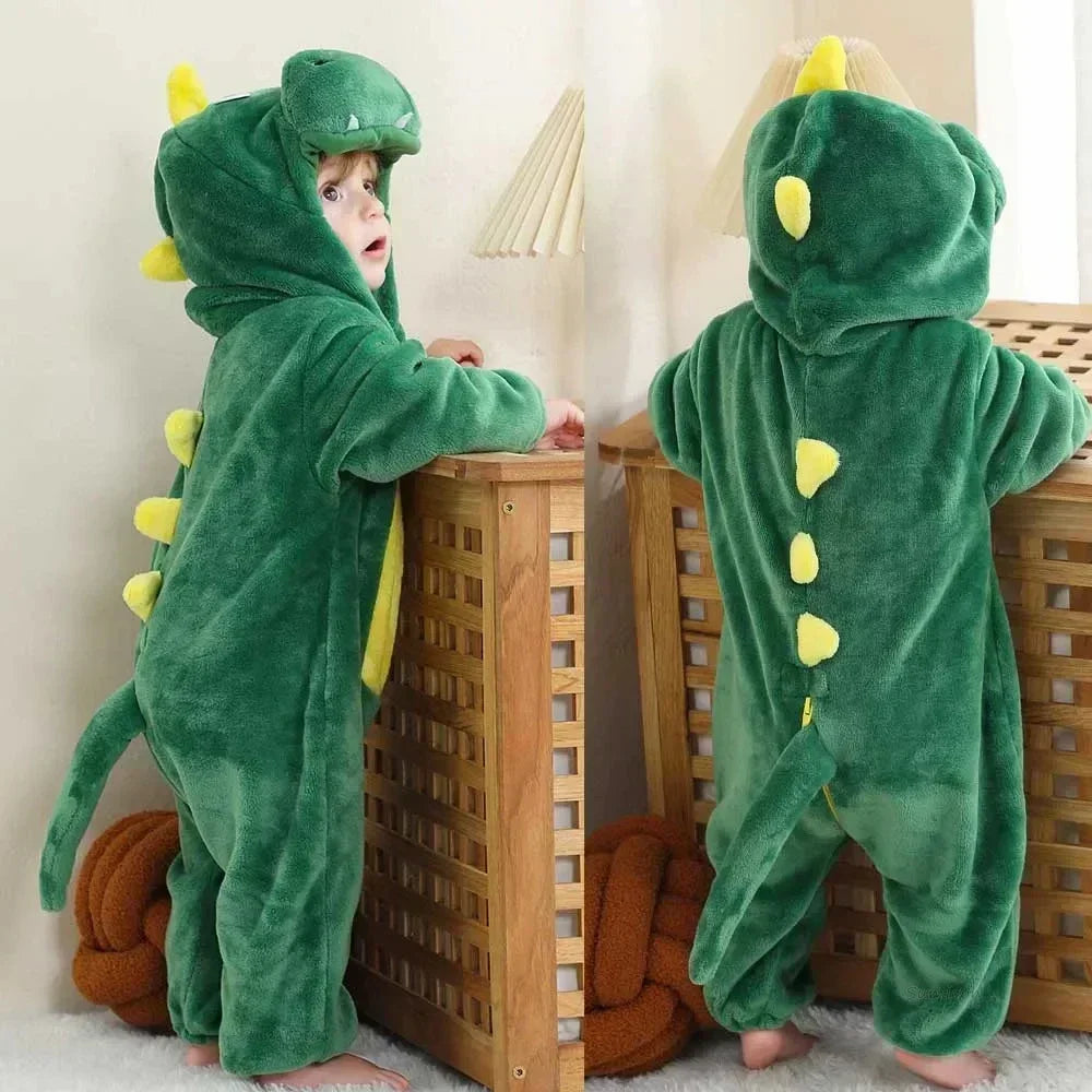 Toddler Kigurumi Pajamas – Cozy Animal Onesie – In Use | Toki Toy Box