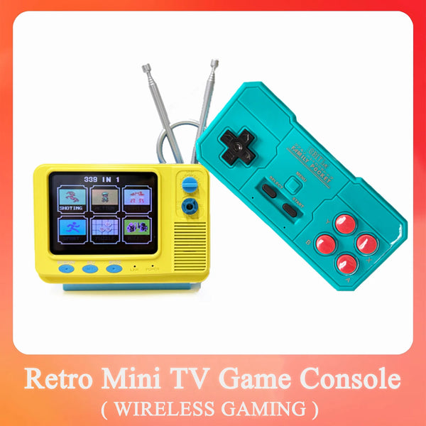 Retro Mini TV Game Console – 168 Built-In Classic Games