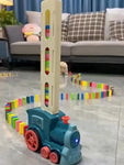 Automatic Domino Train Set – Educational DIY Toy for Kids
