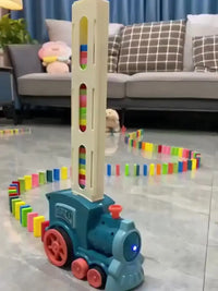 Automatic Domino Train Set – Educational DIY Toy for Kids