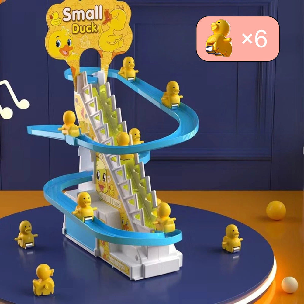 Electric Duck Climbing Track Toy – Musical Slide Fun
