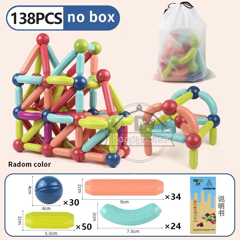 Magnetic Sticks – 25pc Set | Toki Toy Box