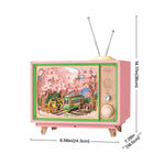 Robotime Rolife Sakura Dreamy Tour 3D Wooden Puzzle Music Box – A beautifully crafted, interactive puzzle with lights and music.