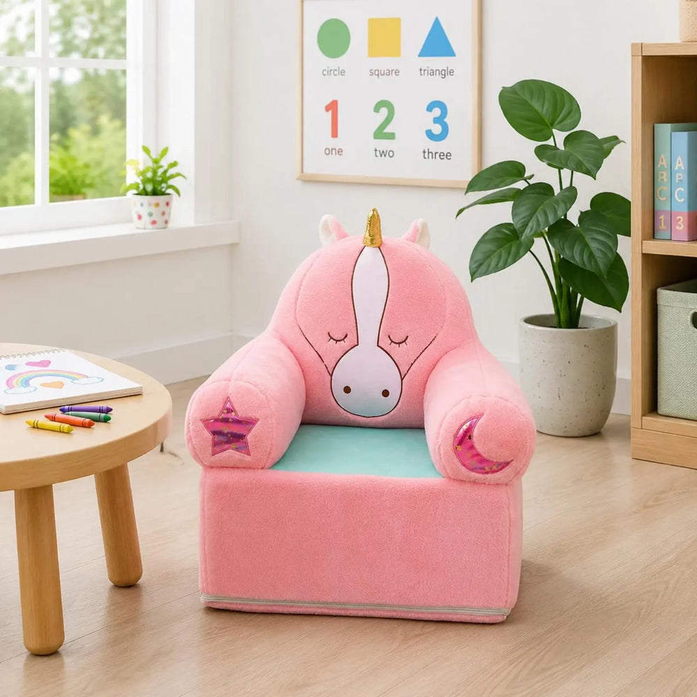 Cozy Creature Kids Sofa with Washable Cover