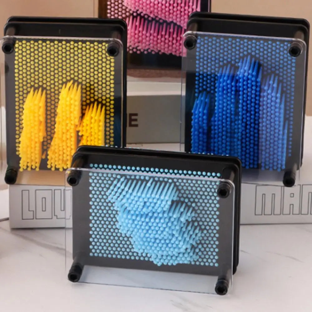 3D Pin Art Impression Board – Creative Desk Display