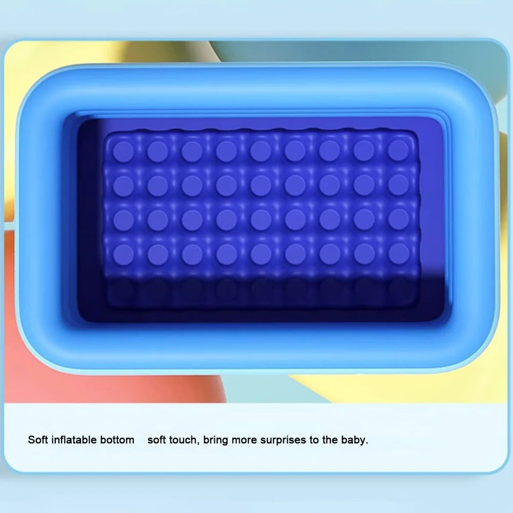 Inflatable Kids Swimming Pool – Portable Summer Splash Pool