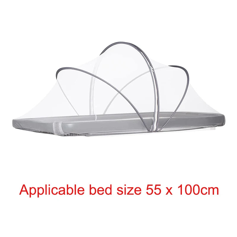 Portable Baby Crib Mosquito Net – Foldable 360° Protection