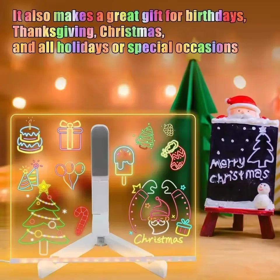 LED Acrylic Message Board | Creative Desk Display