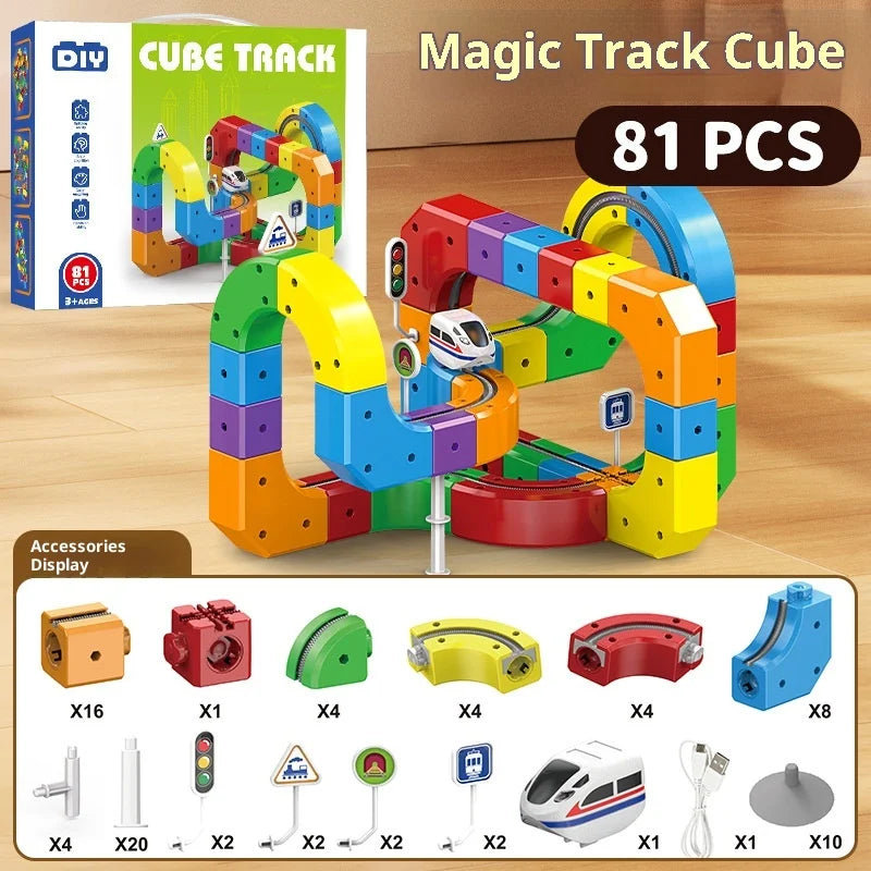 Upgrade 81 piece track set contents