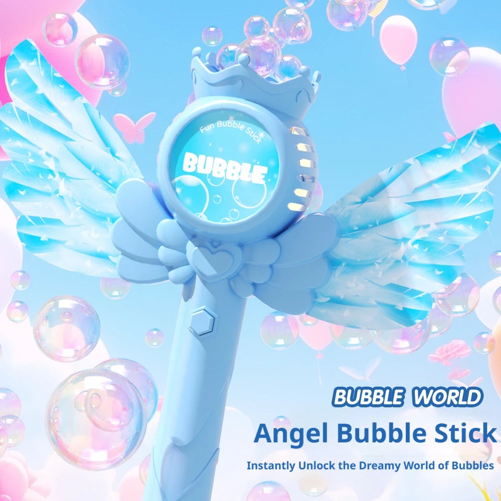 Light-Up Bubble Blaster Wand for Outdoor Fun - Toki Toy Box