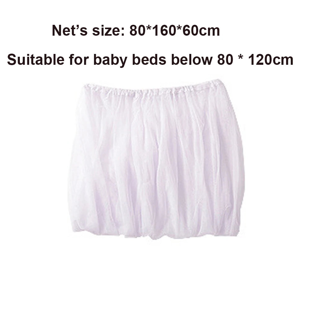 Portable Baby Crib Mosquito Net – Foldable 360° Protection