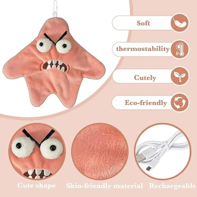 USB Dancing Angry Starfish Keychain – Glow Fun - Toki Toy Box
