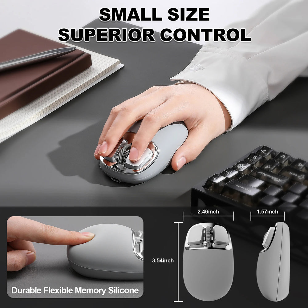 Tri-Mode Wireless Mouse – Adjustable DPI Precision – Lifestyle | Toki Toy Box