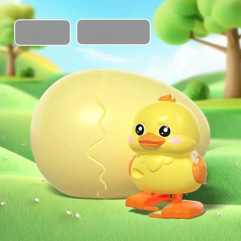 Walking Egg Duck – Wind-Up Desk Toy & Cute Fidget Companion – Color Options | Toki Toy Box