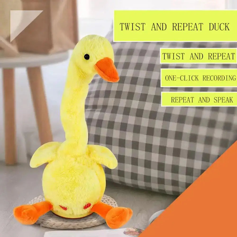 Talking Dancing Duck Toy – Repeat & Sing Fun Plush - Toki Toy Box