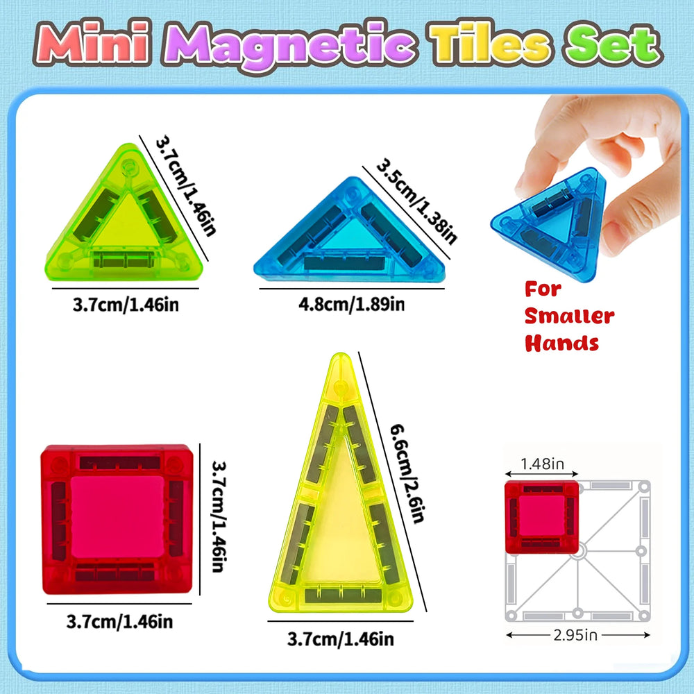 Magnetic Blocks – Stuck to Tin Lid | Toki Toy Box