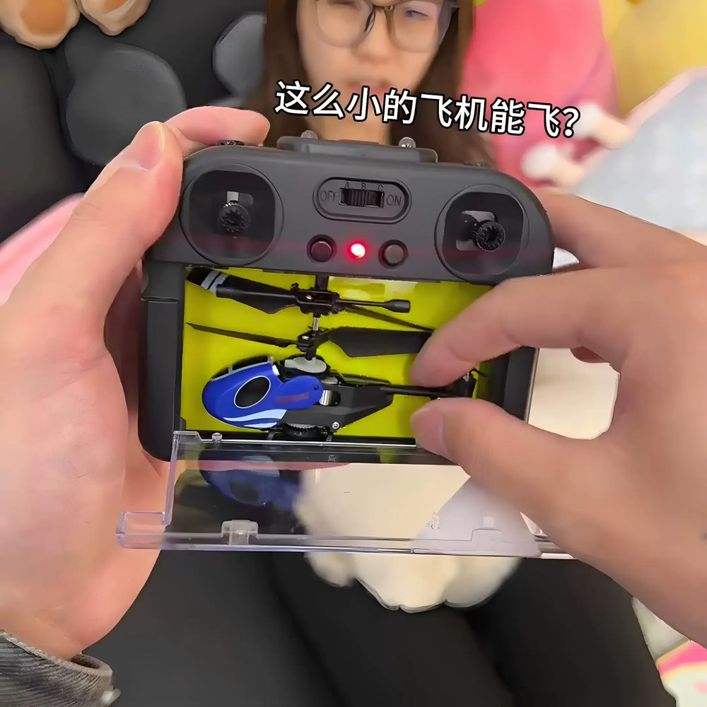 Mini RC Helicopter – Crash-Resistant Flying Toy