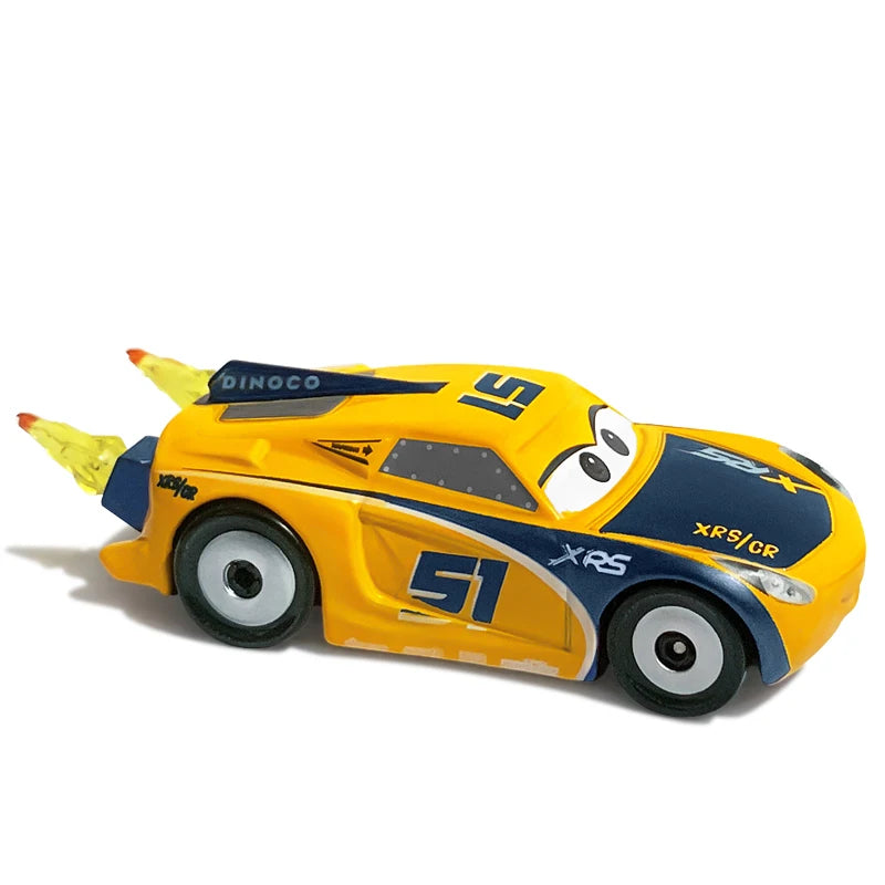 Cartoon Race Car Die-Cast Toy – Pull Back Fun