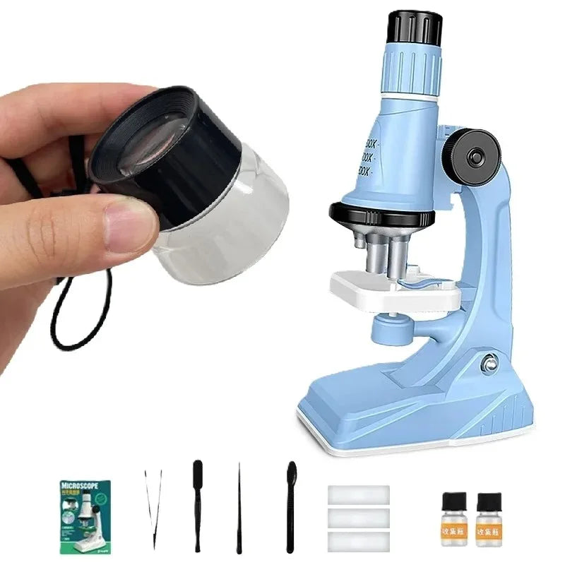 Kids Microscope Kit – 200x-1200x STEM Science Set