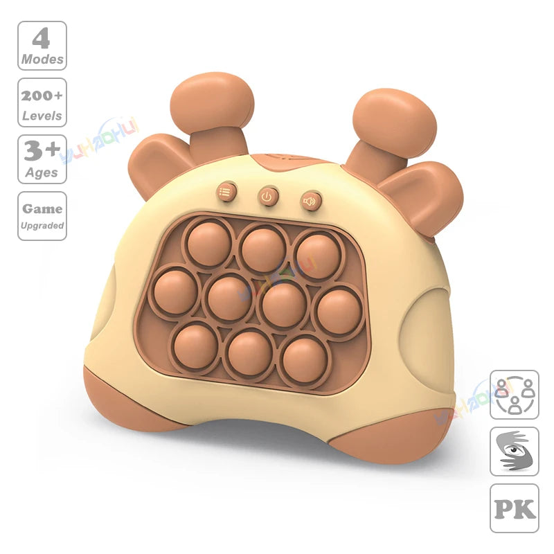 999-Level Pop Push Game Console for Kids & Adults - Toki Toy Box