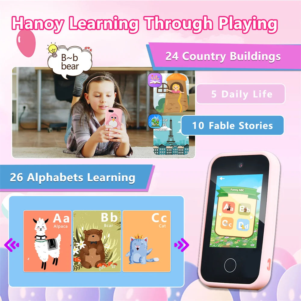 Smart Kids Toy Phone with Camera & Games - Toki Toy Box