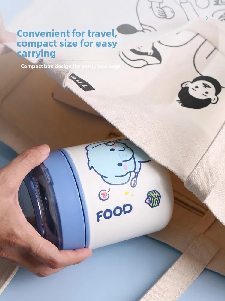 Insulated Stainless Steel Lunch Box Set – Portable Meal Kit