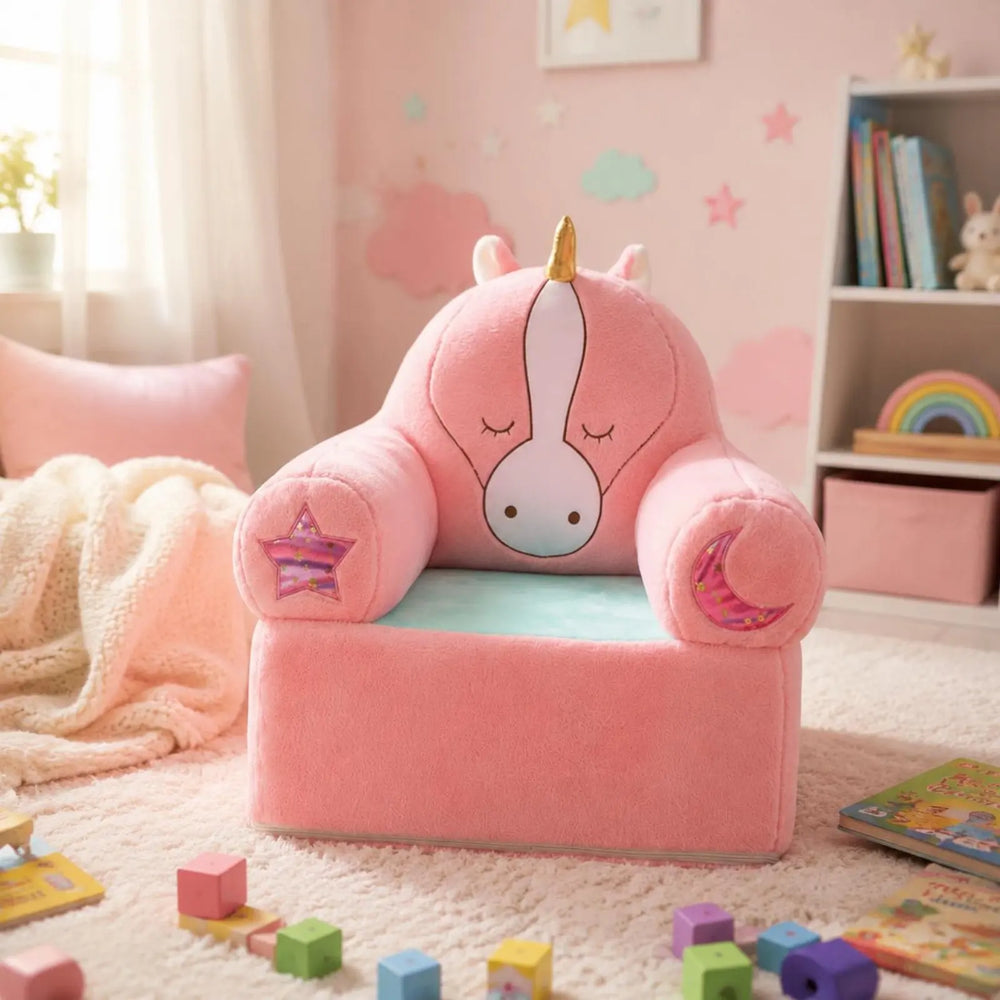 Cozy Creature Kids Sofa with Washable Cover