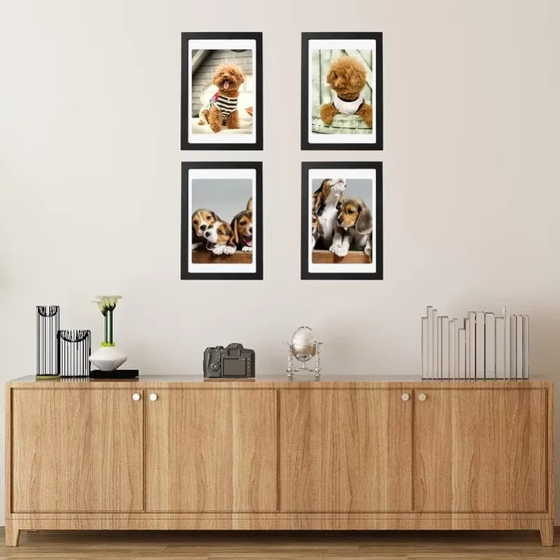 A4 Black Wooden Photo Frame | Elegant Wall Display