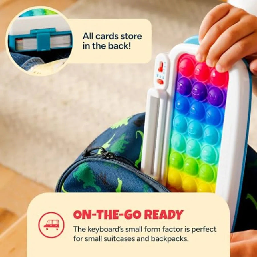 Pop-It Alphabet Learning Keyboard for Kids