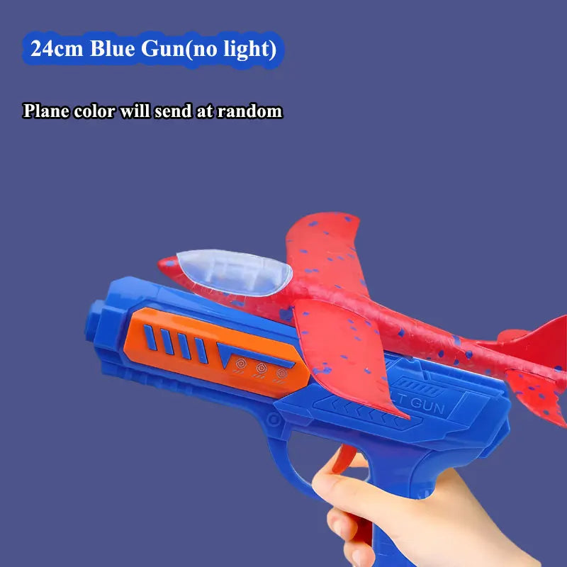 Foam Plane Launcher Set – Long Range Outdoor Fun for Kids