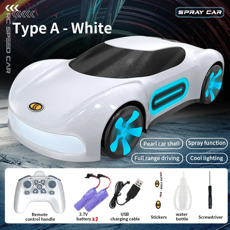 RC Stunt Racing Car with Lights & Mist Effects - Toki Toy Box