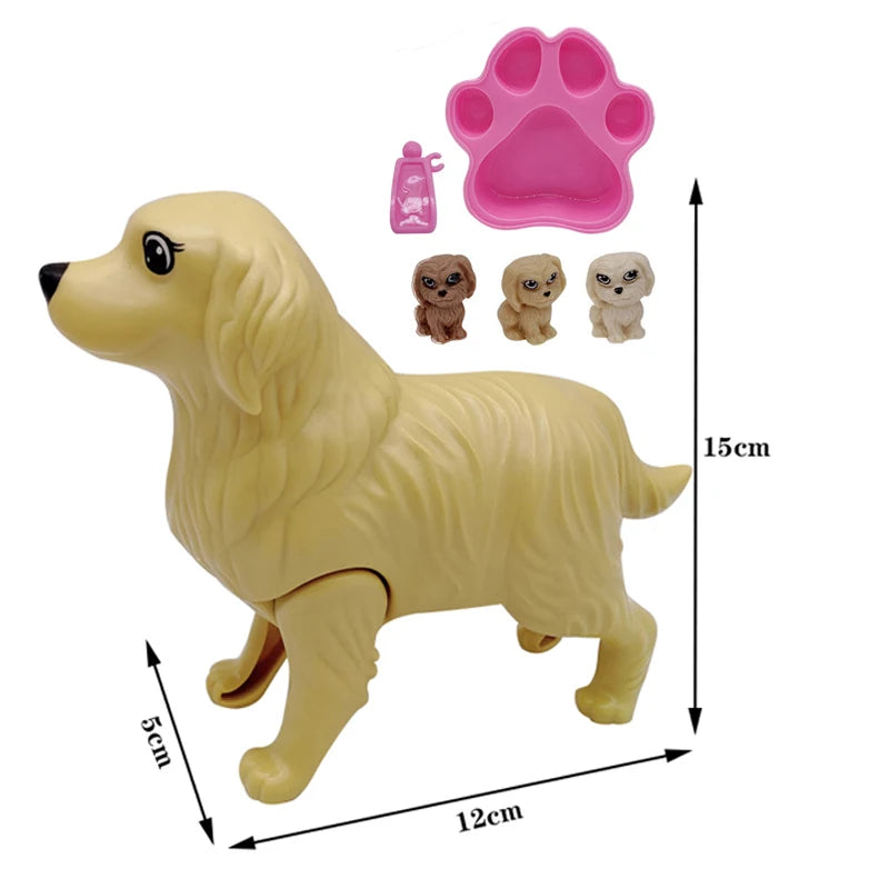 Mini Doll Pet Accessories Set – 1:6 Dollhouse Gear – Lifestyle | Toki Toy Box