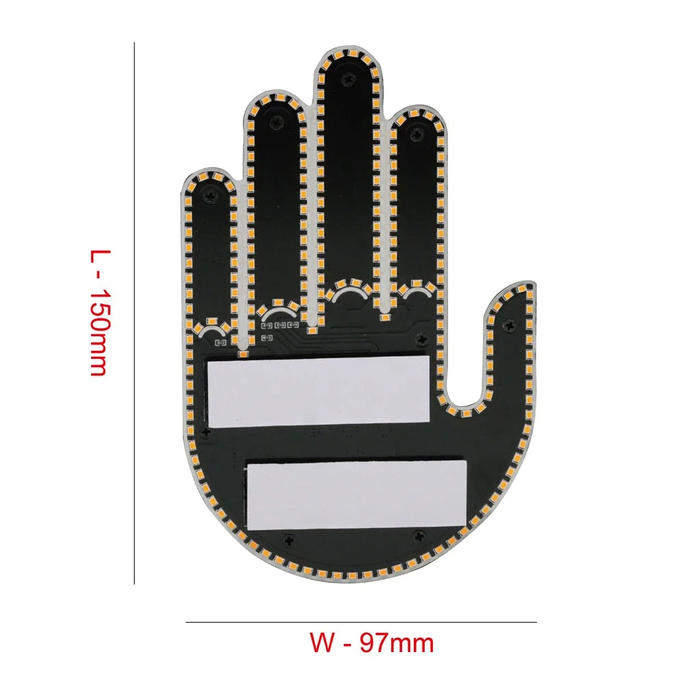 Middle Finger Light – Bright LED Day View | Toki Toy Box