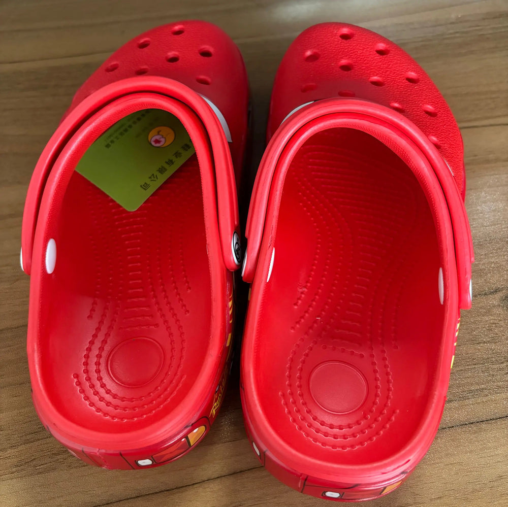 Light-Up Racing Car Clogs – Comfortable Kids Sandals - Toki Toy Box