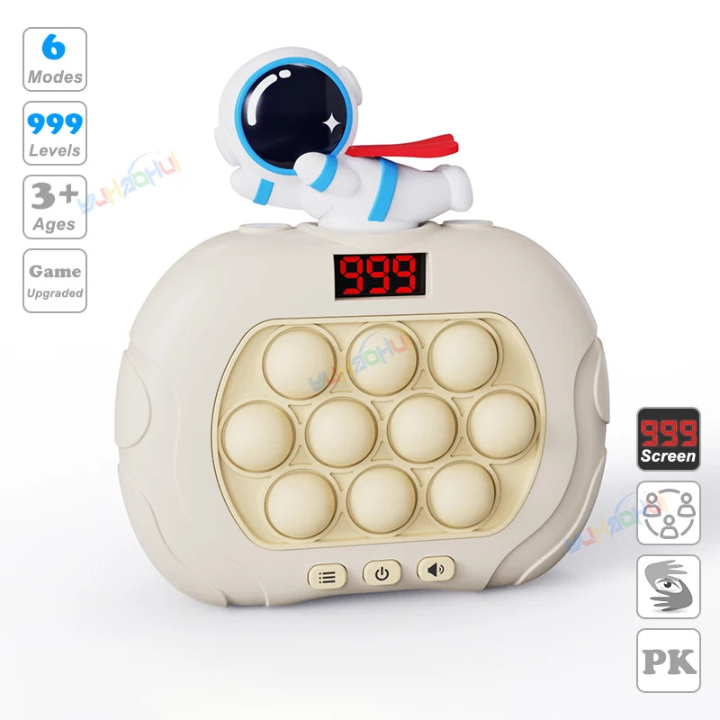 999-Level Pop Push Game Console for Kids & Adults - Toki Toy Box