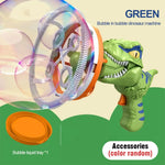 Automatic Dinosaur Bubble Gun – Electric Bubble Blower & Handheld Fan for Kids