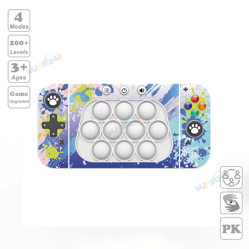 999-Level Pop Push Game Console for Kids & Adults - Toki Toy Box