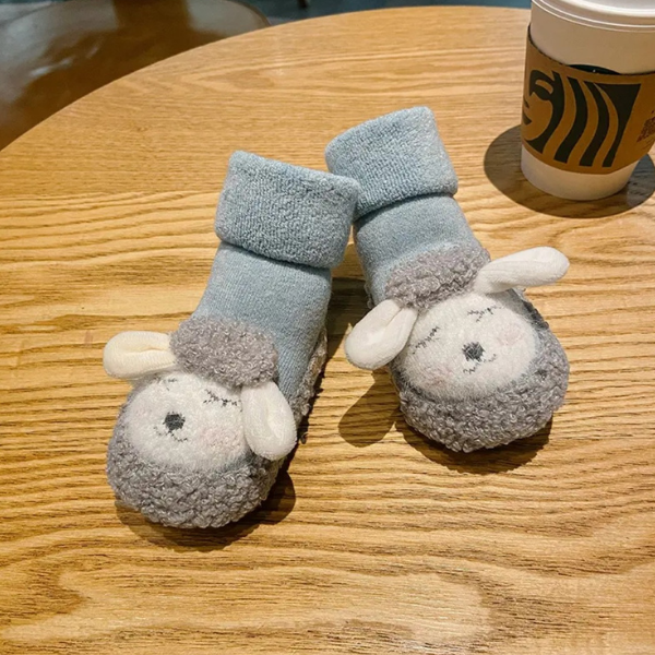 CozyToes Baby Grip Socks – Soft Non-Slip Comfort – In Use | Toki Toy Box