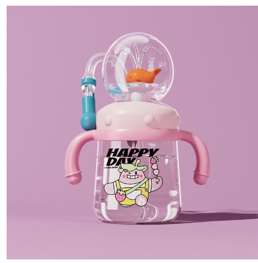 Whale Fountain Kids Cup – Fun Drinking Bottle | Toki Toy Box – Size Reference | Toki Toy Box