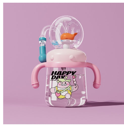 Whale Fountain Kids Cup – Fun Drinking Bottle | Toki Toy Box - Toki Toy Box