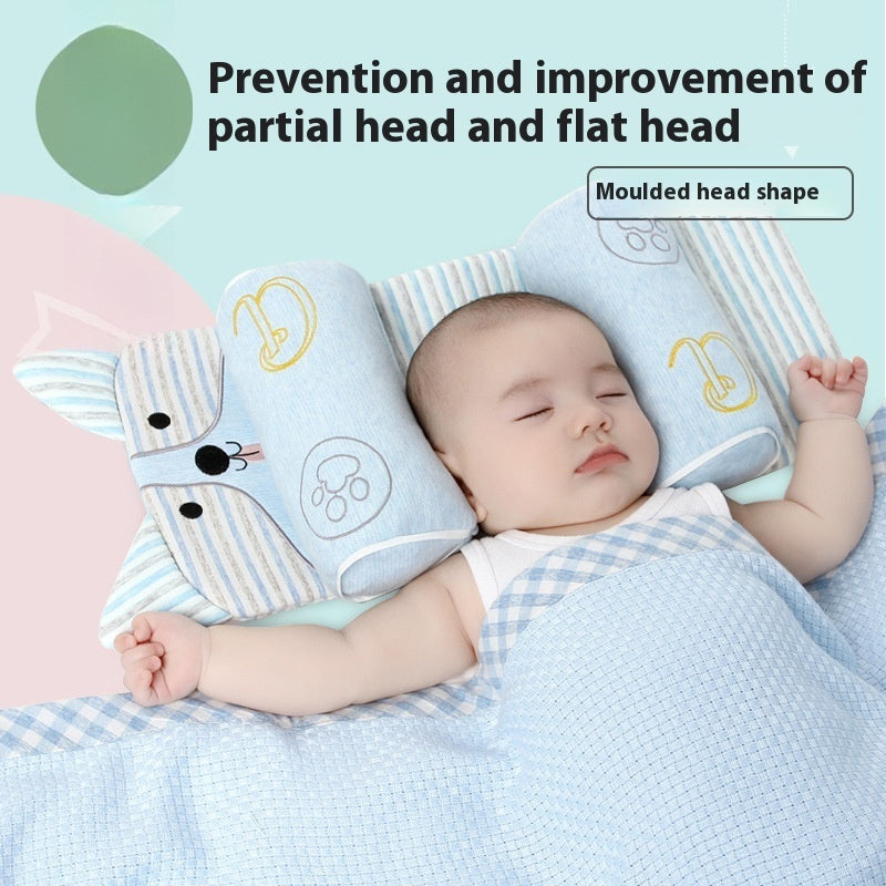 Baby Buckwheat Head Shaping Pillow – Newborn Support – Side View | Toki Toy Box