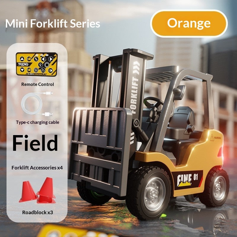 RC Mini Forklift Alloy Model – Realistic Desktop Toy – Color Options | Toki Toy Box