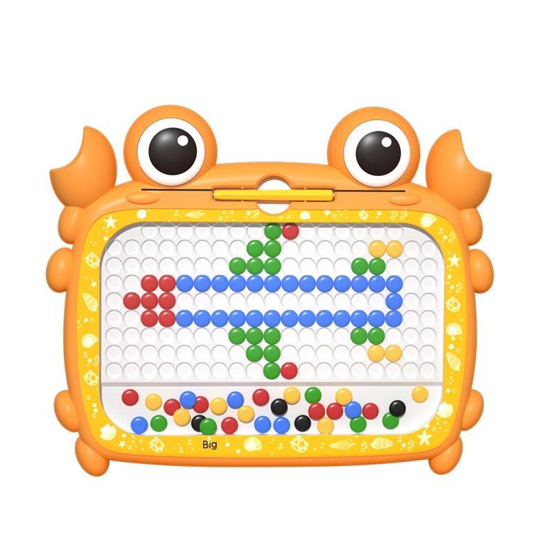 Crab Magnetic Pen – Bead Drawing Board Puzzle for Kids Creativity – Size Reference | Toki Toy Box